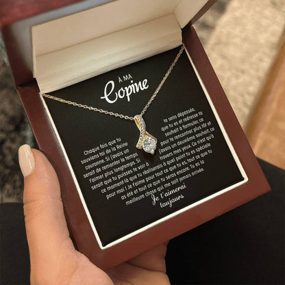 À ma Copine- Collier pendentif amour - Or