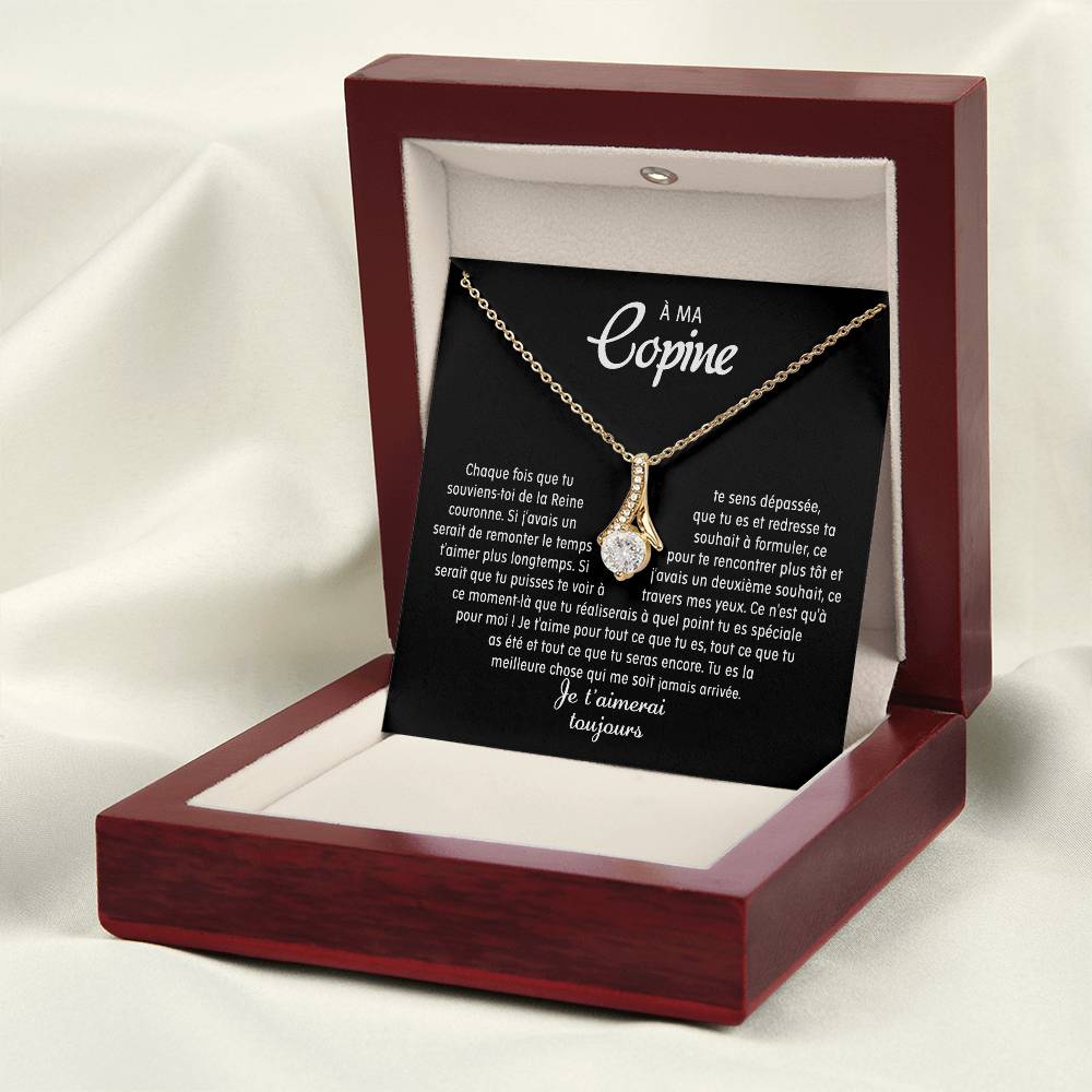 À ma Copine- Collier pendentif amour - Or