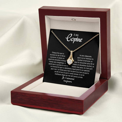 À ma Copine- Collier pendentif amour - Or