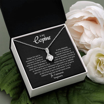 À ma Copine- Collier pendentif amour