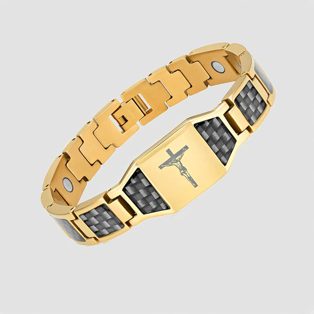 Marcher avec le Seigneur - Bracelet - Noir