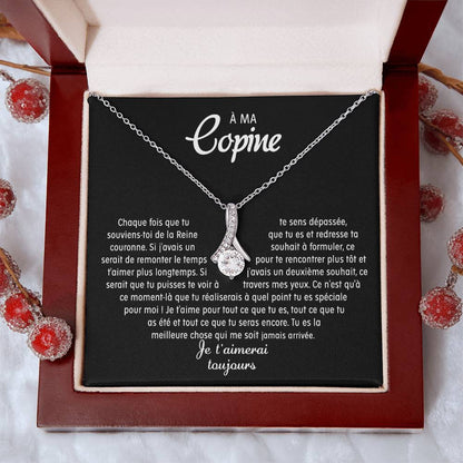 À ma Copine- Collier pendentif amour - Or