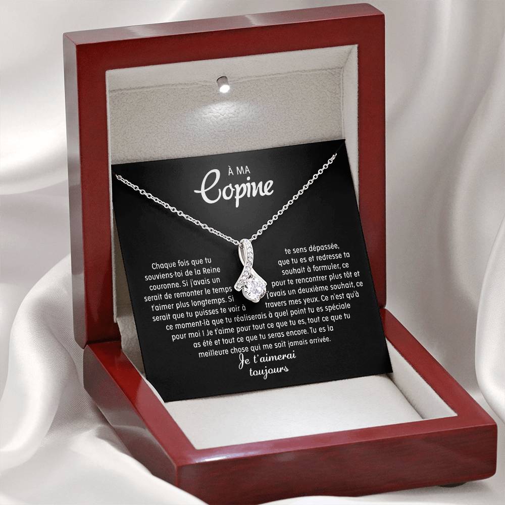 À ma Copine- Collier pendentif amour - Or