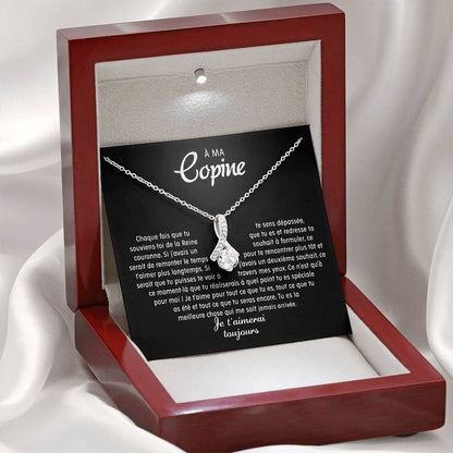 À ma Copine- Collier pendentif amour - Or