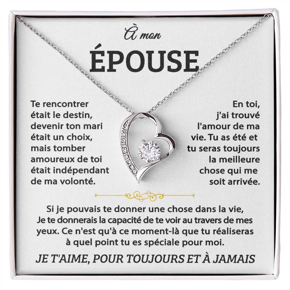 A Mon Epouse- Coeur D'amour Éternel - Or