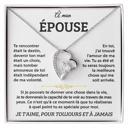A Mon Epouse- Coeur D'amour Éternel - Or