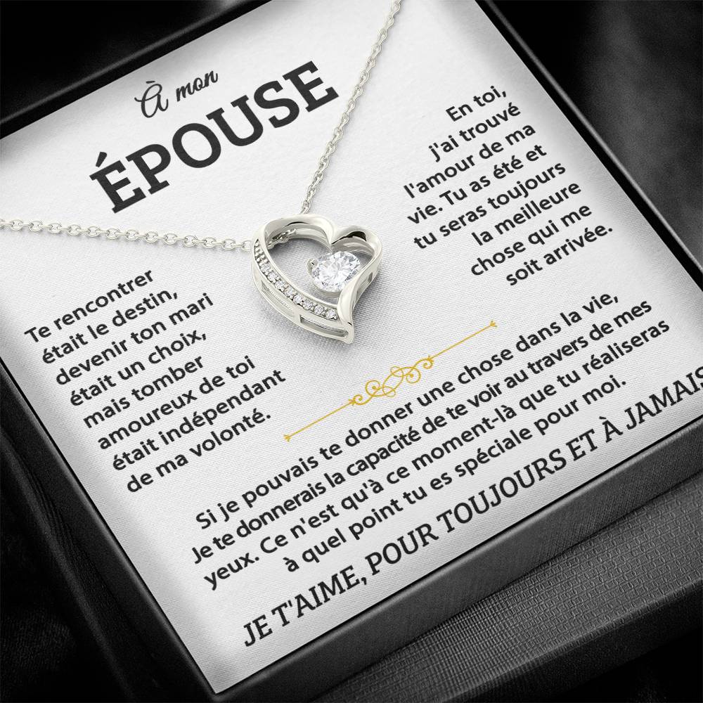 A Mon Epouse- Coeur D'amour Éternel - Or