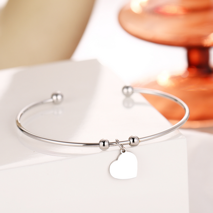 À ma Fille - j'ai rempli ce bracelet de tout mon amour - Or
