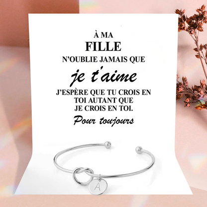 À ma Fille - je t'aime - Or Rose