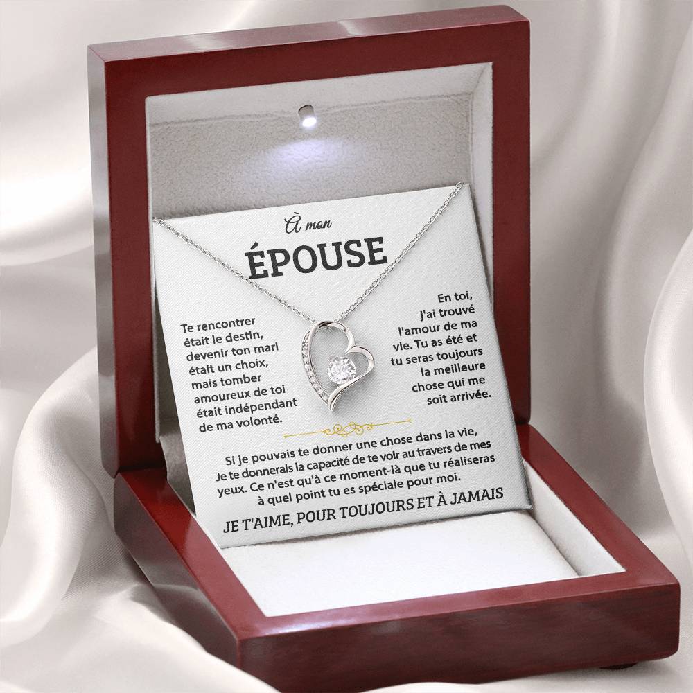 A Mon Epouse- Coeur D'amour Éternel - Or