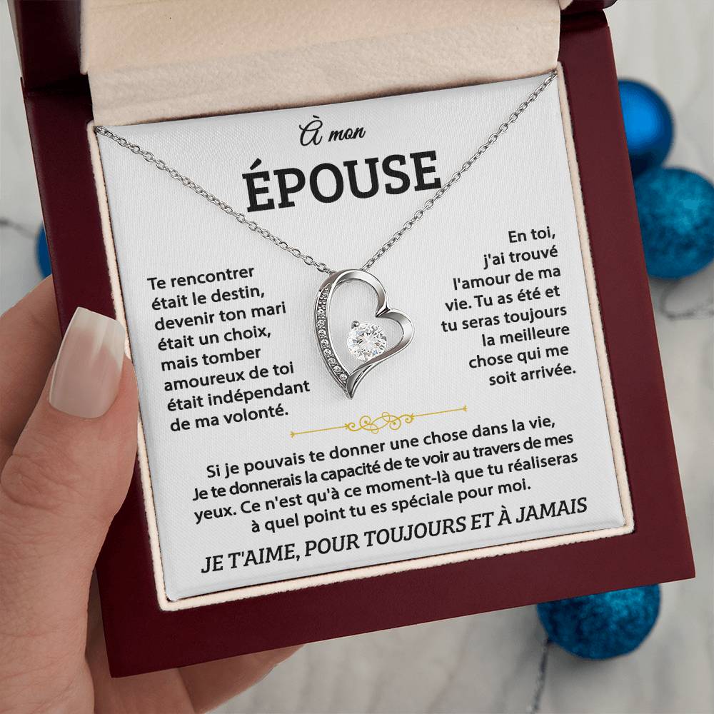 A Mon Epouse- Coeur D'amour Éternel - Or