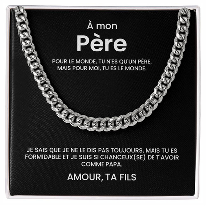 À mon Père - Collier cubain