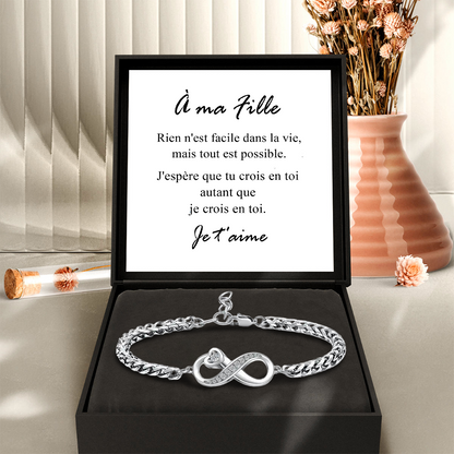 À ma Fille - Dans mon cœur pour toujours - Or