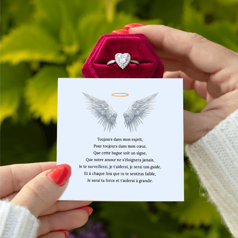 Pour Toujours Dans Mon Cœur - Bague Commémorative