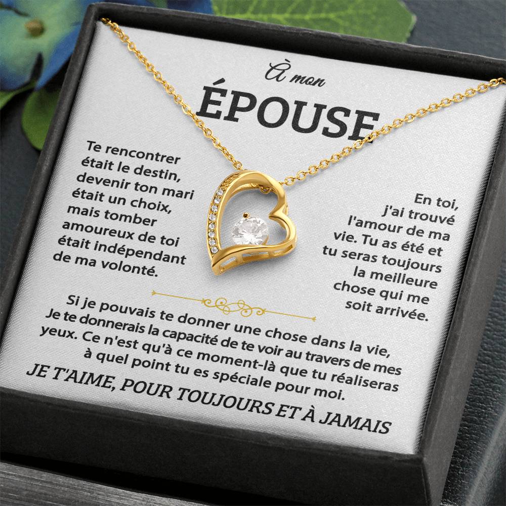 A Mon Epouse- Coeur D'amour Éternel - Or