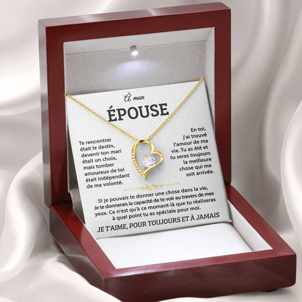 A Mon Epouse- Coeur D'amour Éternel - Or