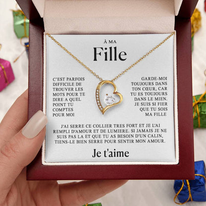 À ma Fille - Cœur - Or