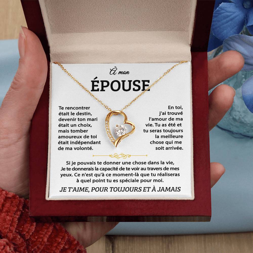 A Mon Epouse- Coeur D'amour Éternel - Or