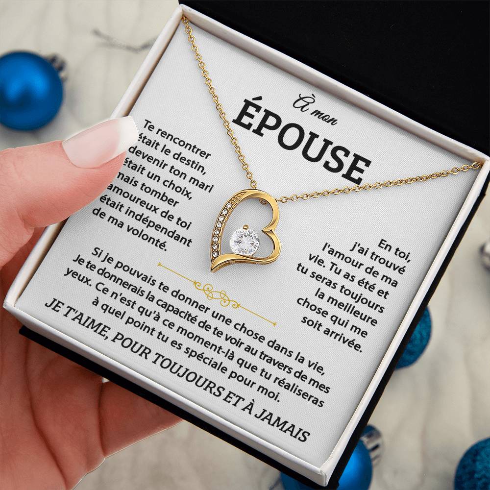 A Mon Epouse- Coeur D'amour Éternel - Or
