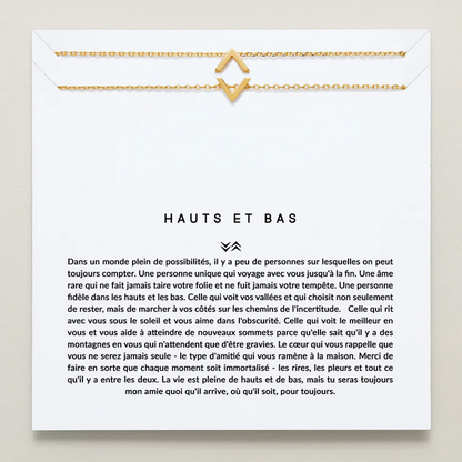 Set De Colliers Pour Les Hauts Et Les Bas - Toujours Ami
