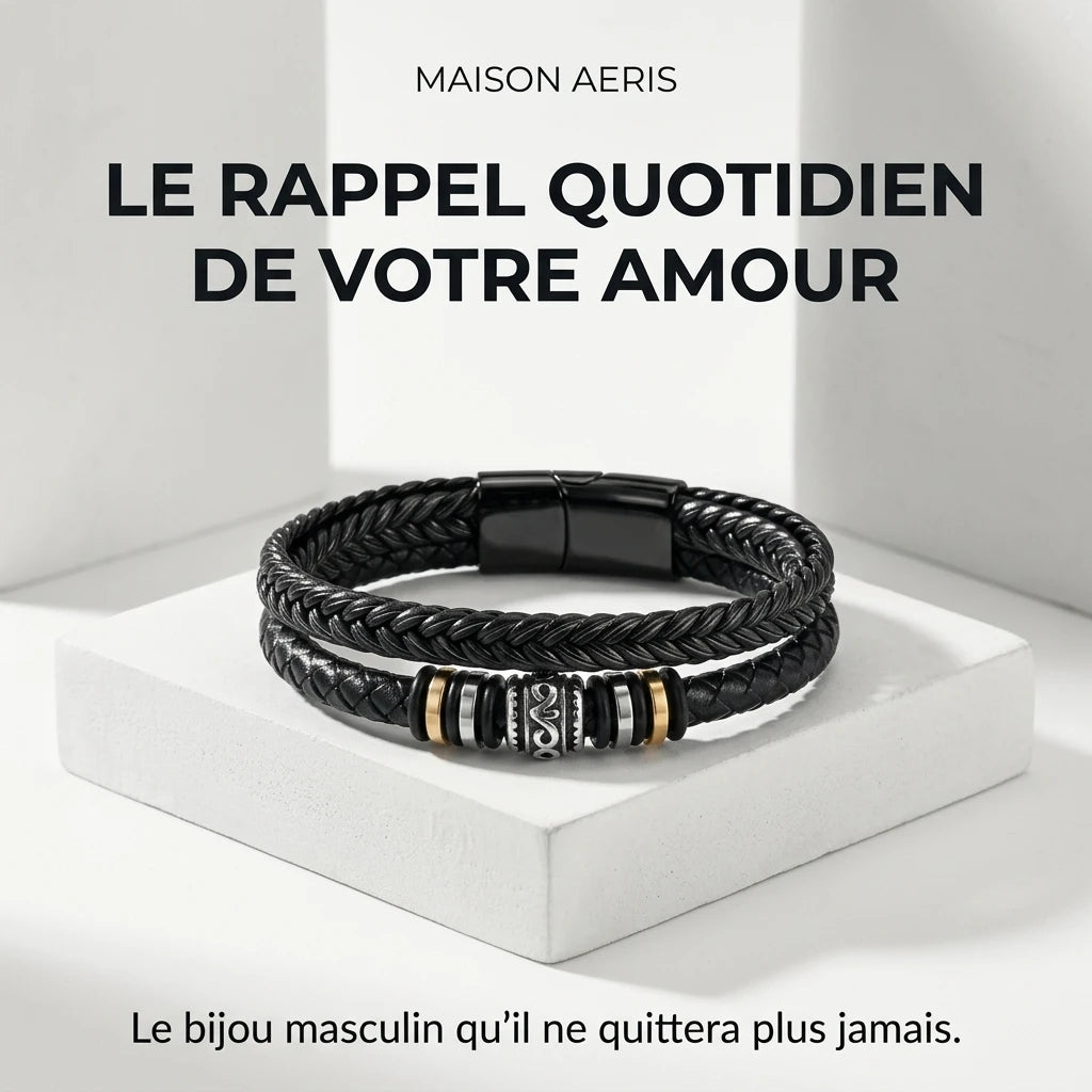 Bracelet À mon Fils - N'oublie jamais à quel point je t'aime
