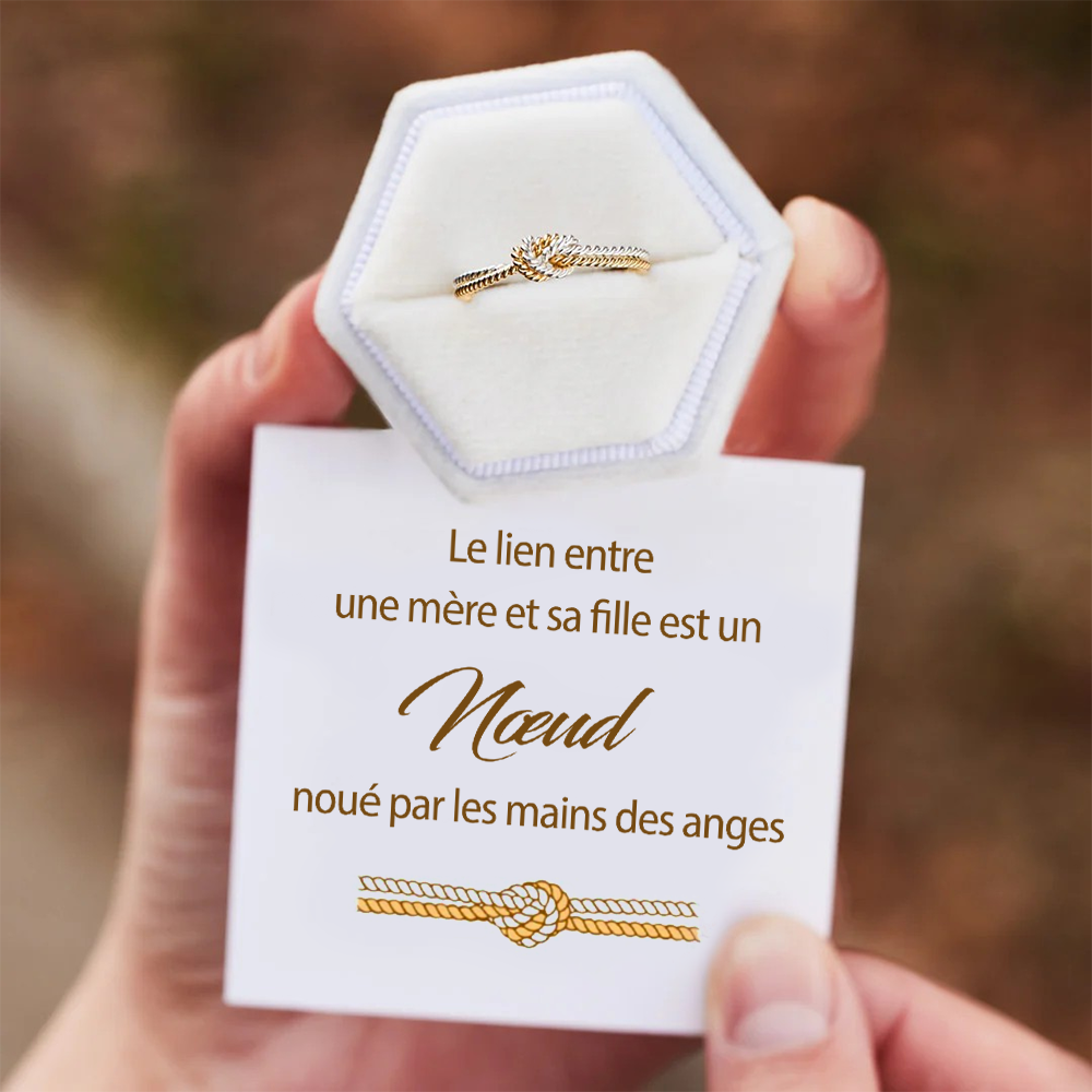 Mère et fille - Un nœud noué par les mains d'un ange