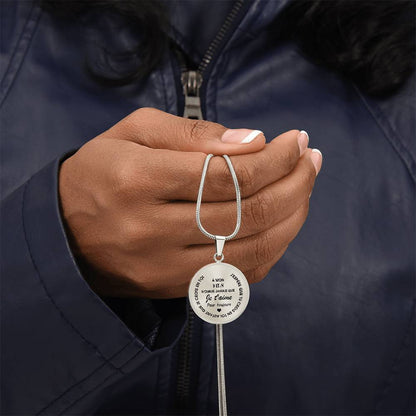 Collier familial - À mon Fils ou ma Fille - Or