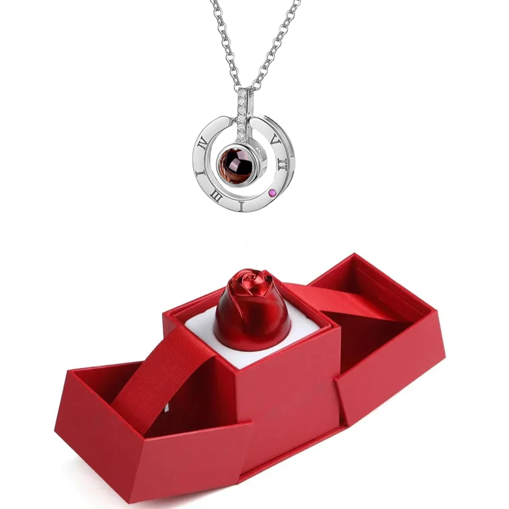 Collier amour éternel - Or Rose