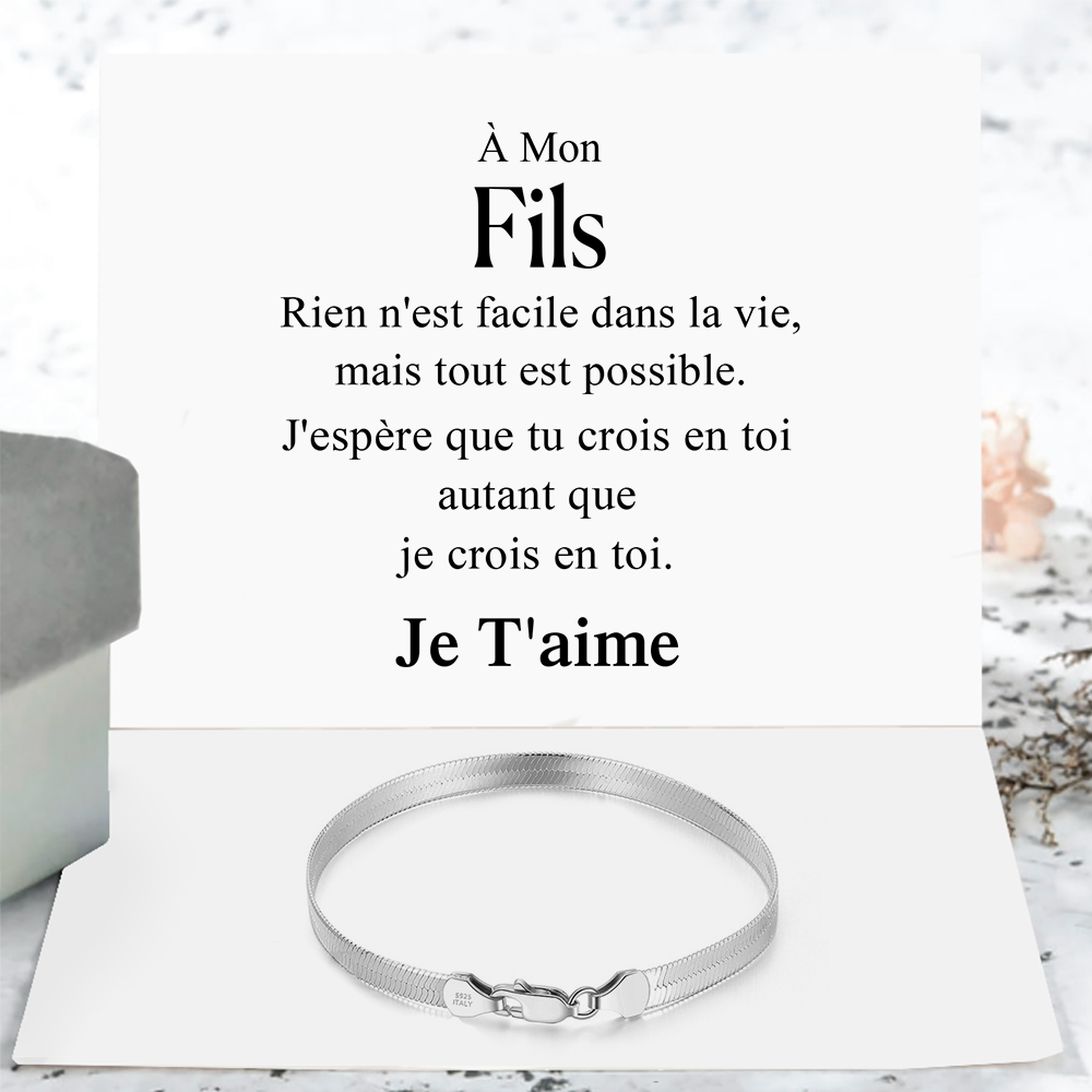 A mon Fils ou à ma Fille - N'oublie jamais que je serai avec toi - Or