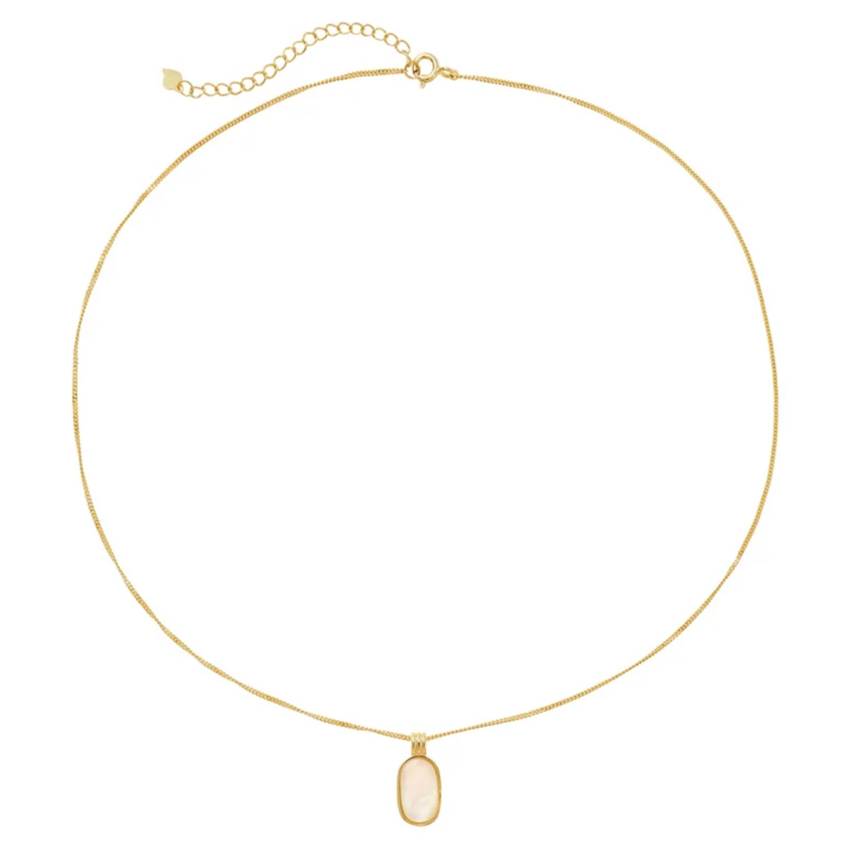Collier de perles nacrées en or