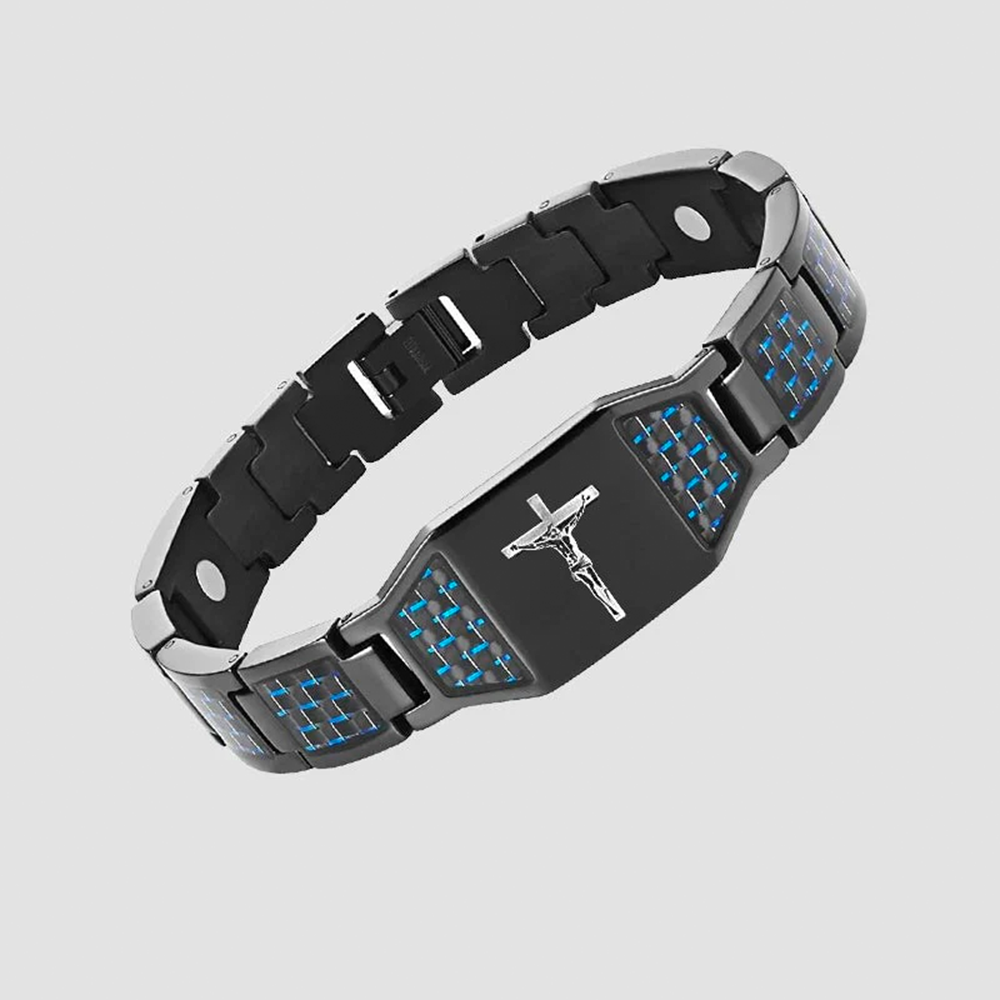 Marcher avec le Seigneur - Bracelet - Noir